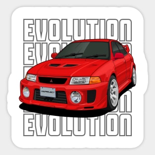 Mitsubishi Lancer Evolution V Sticker